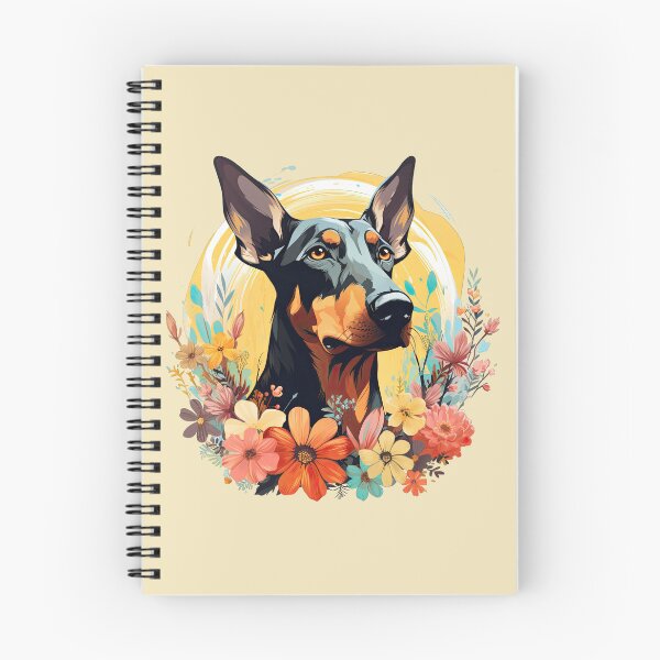 Item preview, Dobermann in the Flowers designed and sold by ZombieLH.