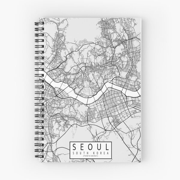 Item preview, Seoul City Map of South Korea - Light designed and sold by deMAP.