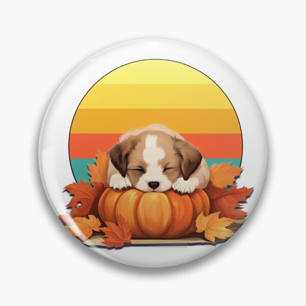 Item preview, Pumpkin and the Sleepy Puppy designed and sold by ARTCLAYSTO.