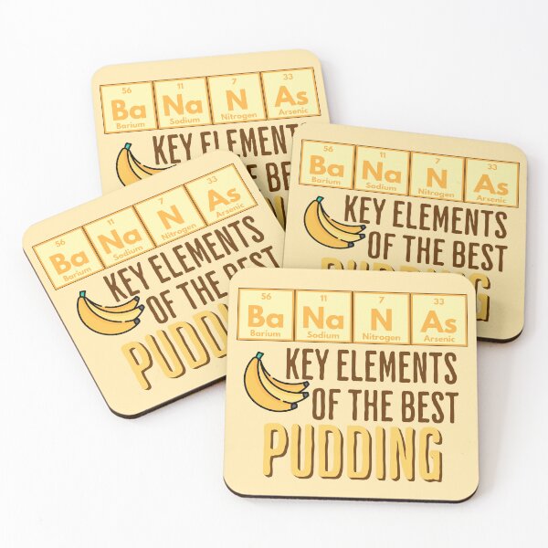Item preview, Periodic Table of Elements Banana Pudding design designed and sold by LuxindaSwirl.