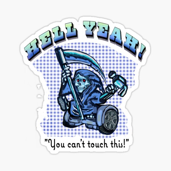 Item preview, grim reaper on a segway singing designed and sold by peachyshakes.
