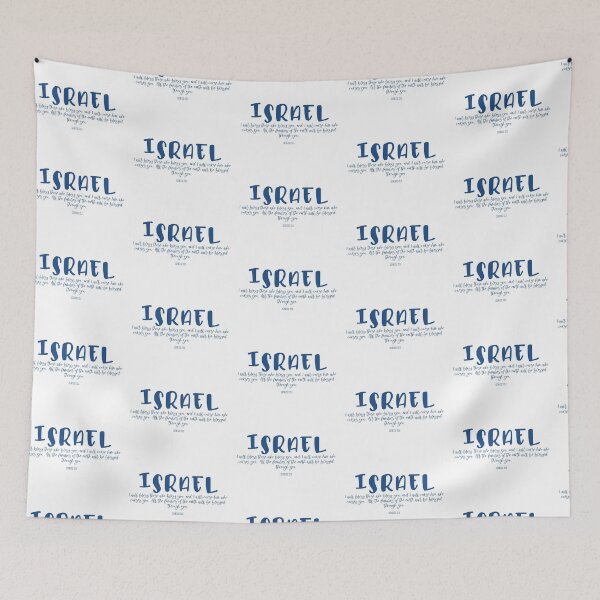 Item preview, I will bless those who bless you Israel designed and sold by kimicreativ.