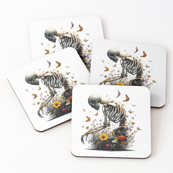 Item preview, Botany skeleton and butterflies designed and sold by TomFrontierArt.