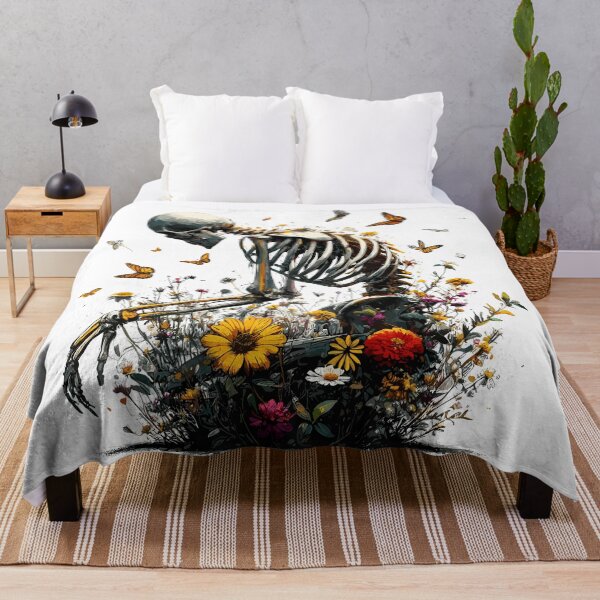 Item preview, Botany skeleton and butterflies designed and sold by TomFrontierArt.
