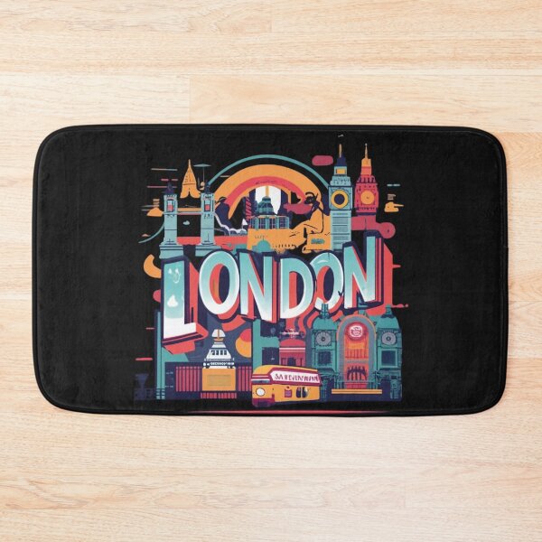 Item preview, London design, retro style designed and sold by LuckyFamily.