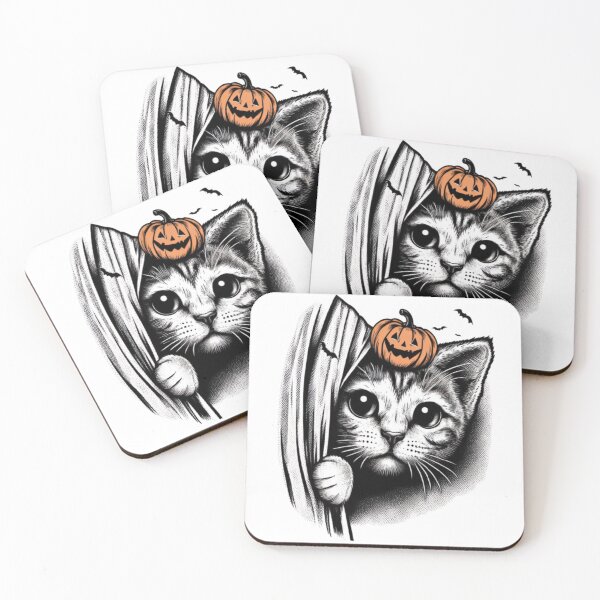 Item preview, Halloween Cat Charm designed and sold by HalloweenHQ.