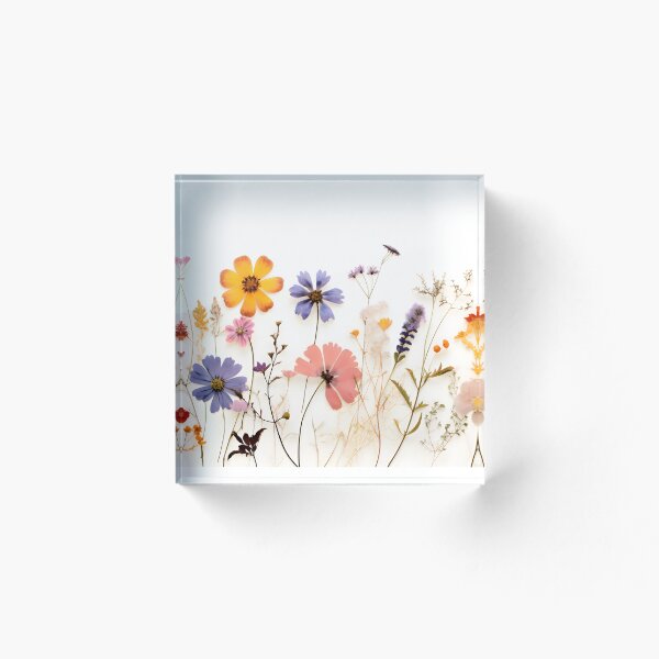Item preview, Copia del estilo acuarela de flores de pradera silvestres prensadas. designed and sold by workshoot.