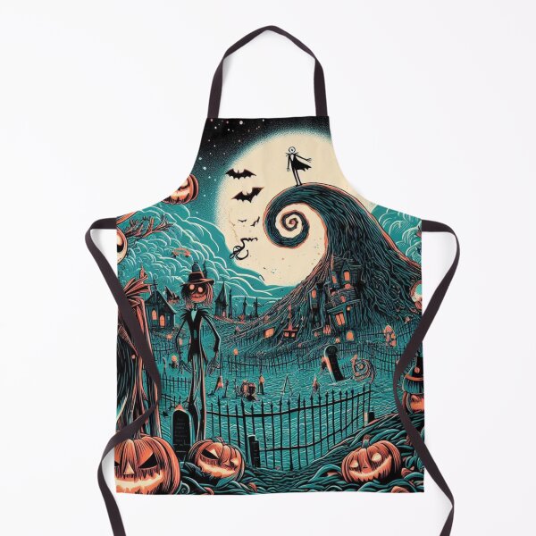 Item preview, "Haunted Harmony: Jack, Sally, and Zero's Halloween Night" designed and sold by lujubraga.