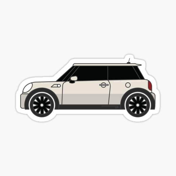 Mini Cooper Hardtop Pepper White Gen 2 Sticker
