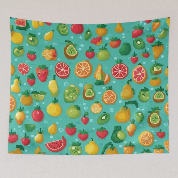 Item preview, Exotic Fruits Pattern - Tropical Delight Artwork designed and sold by The-Library.
