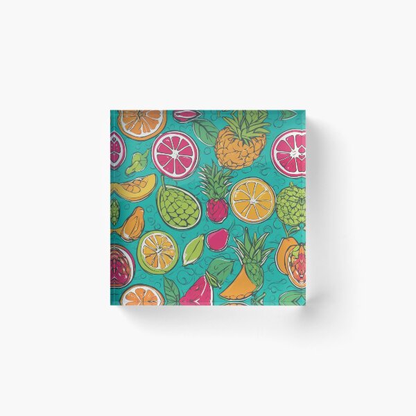Item preview, Exotic Fruits Pattern - Tropical Fruit Delight designed and sold by The-Library.