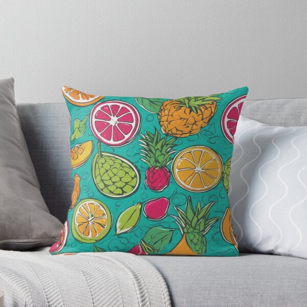 Artikelvorschau, Exotic Fruits Pattern - Tropical Fruit Delight entworfen und verkauft von The-Library.