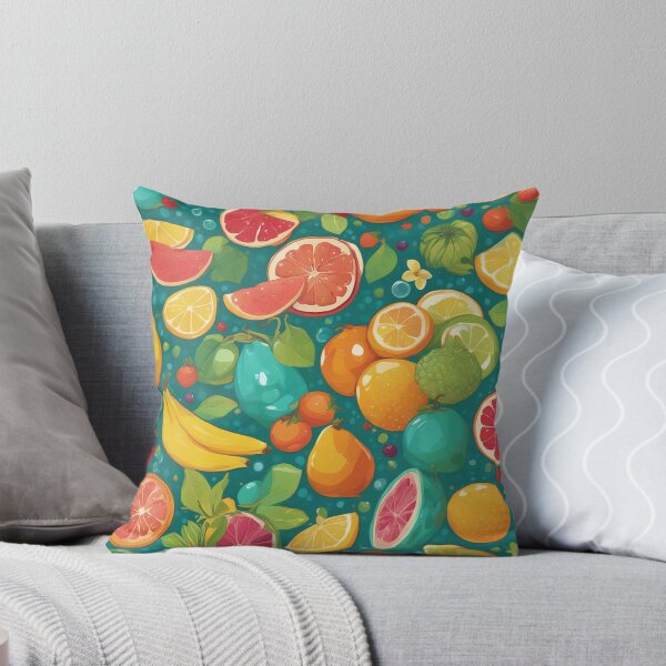 Artikelvorschau, Exotic Fruits Pattern - Tropical Fruit Delight entworfen und verkauft von The-Library.