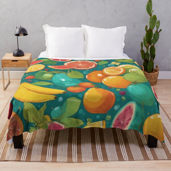 Artikelvorschau, Exotic Fruits Pattern - Tropical Fruit Delight entworfen und verkauft von The-Library.