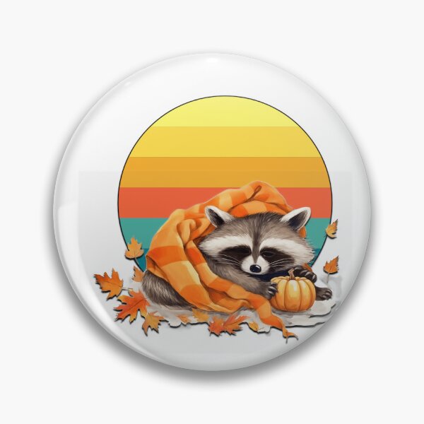 Item preview, Pumpkin, Baby Raccoon and Autumn designed and sold by ARTCLAYSTO.