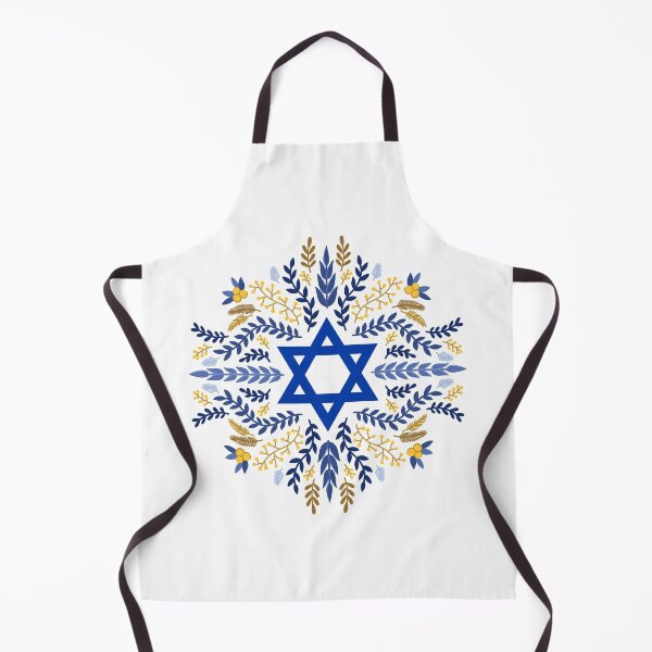 Item preview, Israel Flag Star of David with Floral designed and sold by pixelsparkzone.