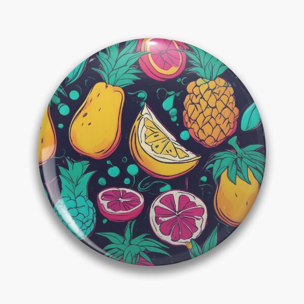 Artikelvorschau, Exotic Fruits Pattern - Tropical Fruit Delight entworfen und verkauft von The-Library.