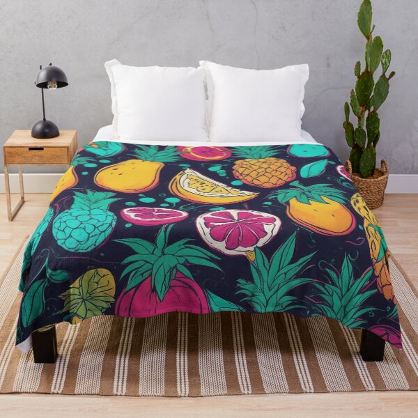 Artikelvorschau, Exotic Fruits Pattern - Tropical Fruit Delight entworfen und verkauft von The-Library.