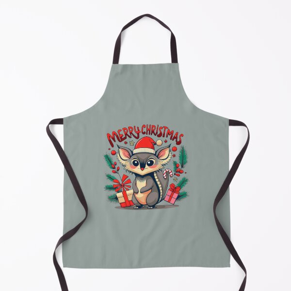 Item preview, Copy of cute aye aye wearing a christmas' hat, a christmas sweater and surrounded by christmas things designed and sold by The Knick Knack Nook.