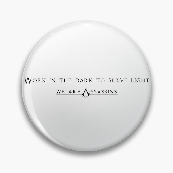 Item preview, Motto Assassins designed and sold by FattoAMano.