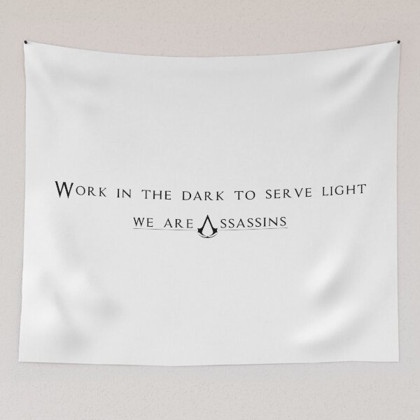 Item preview, Motto Assassins designed and sold by FattoAMano.
