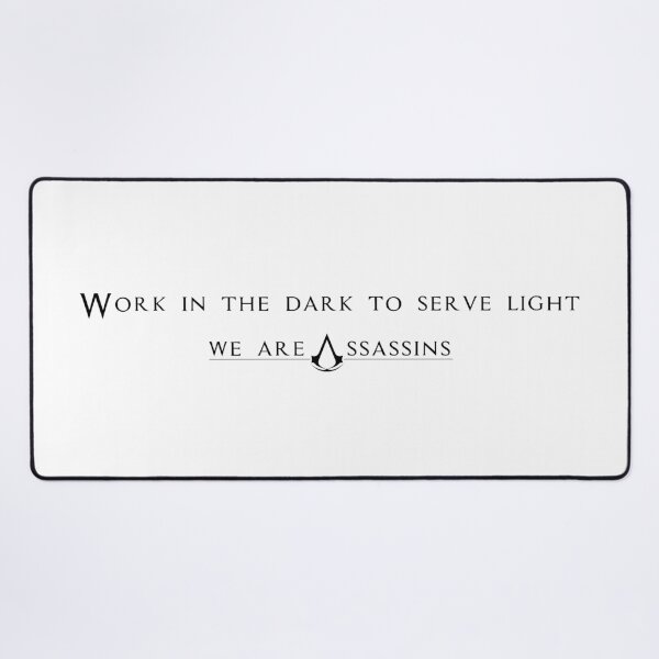 Item preview, Motto Assassins designed and sold by FattoAMano.