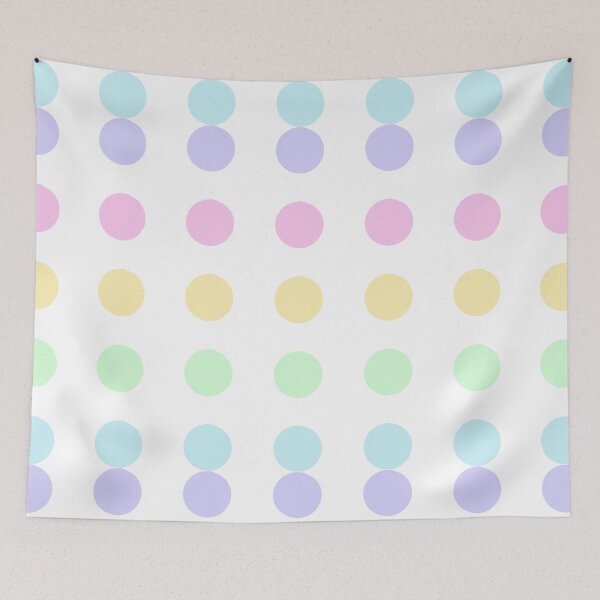 Item preview, Pastel Polka Dots | Blue, Green, Yellow, Pink, and Purple designed and sold by WordsToArt.