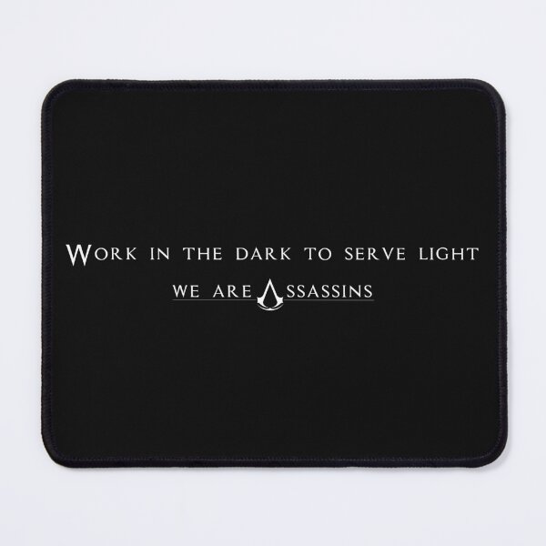Item preview, Motto Assassins (white) designed and sold by FattoAMano.