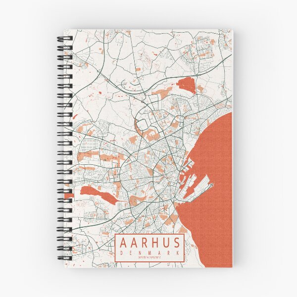 Item preview, Aarhus City Map of Denmark - Bohemian designed and sold by deMAP.
