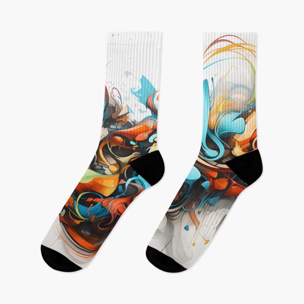 Item preview, Graffiti art of abstract shapes designed and sold by workshoot.