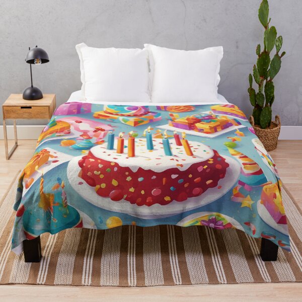 Item preview, Vibrant Birthday Party Pattern Design for Celebrations designed and sold by The-Library.