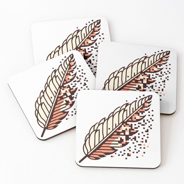 Item preview, Feather to Pixels - Nature Meets Digital Tech Art designed and sold by YNAMREG.
