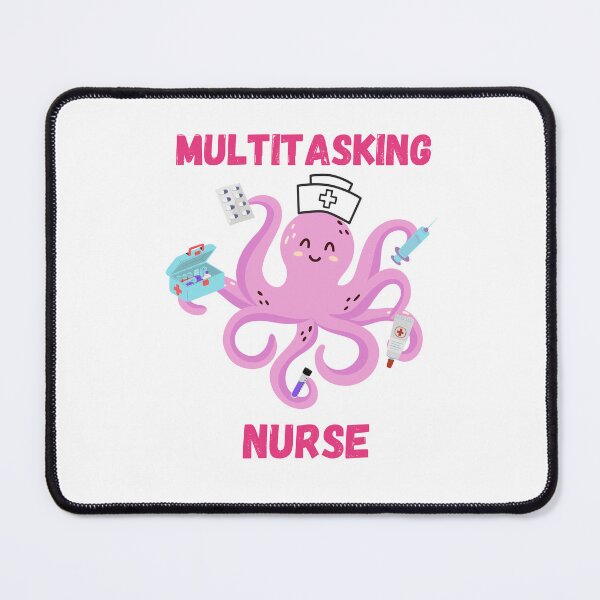 Item preview, Pink Multitasking Octopus designed and sold by luchik-and-co.
