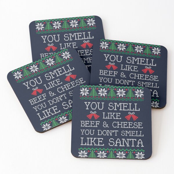 Item preview, You smell like beef & cheese, you don't smell like Santa - Buddy the Elf designed and sold by Primotees.