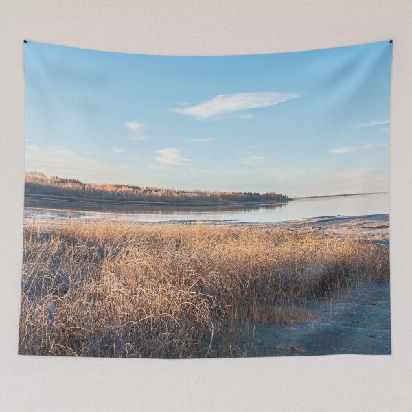 Item preview, Golden Grasses at Aspen Beach in Gull Lake, Alberta designed and sold by Amy Mitchell.