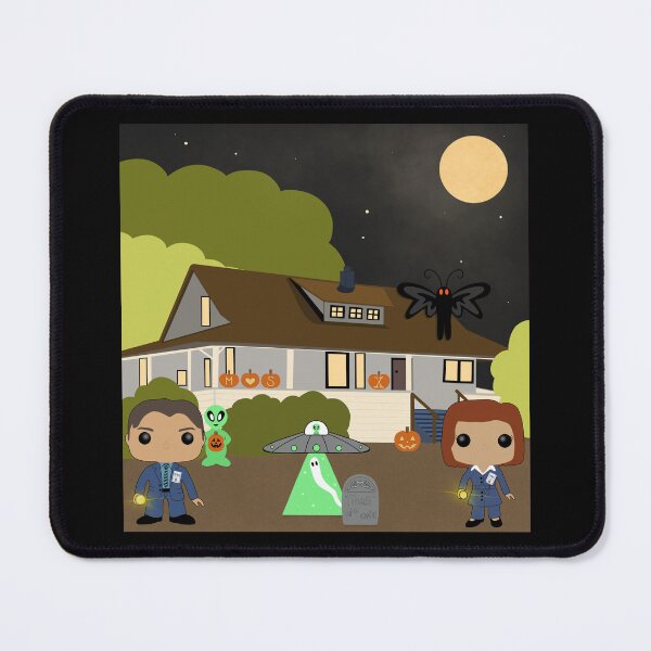 Item preview, mulder and scully decorated the unremarkable house for halloween designed and sold by DanaScully0709.