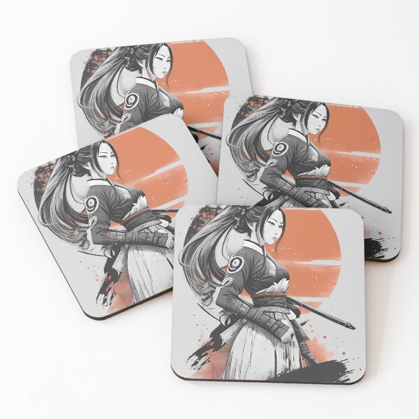 Item preview, Onna-Bugeisha at Dusk: Inked Warrior designed and sold by DevushkaStore.