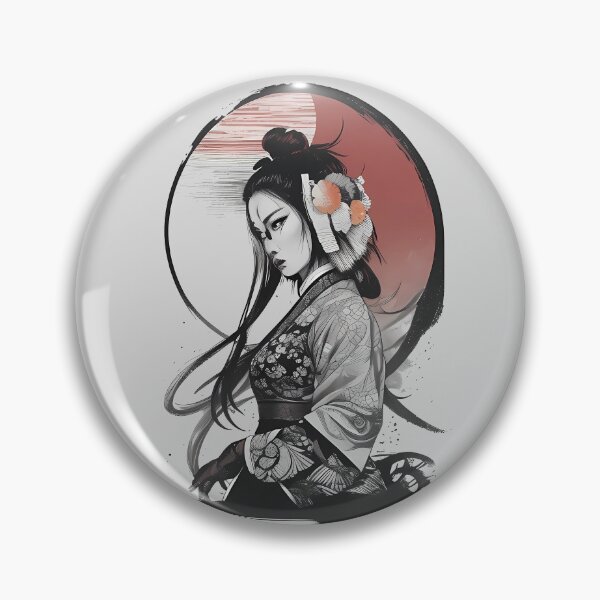 Item preview, Sunset Onna-Bugeisha: Circular Elegance designed and sold by DevushkaStore.