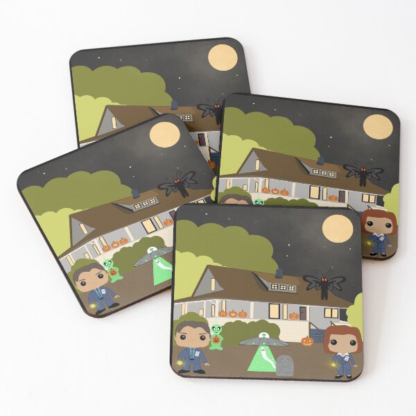 Item preview, mulder and scully decorated the unremarkable house for halloween designed and sold by DanaScully0709.