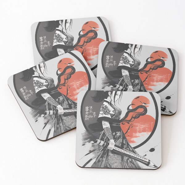 Item preview, Pen and Ink Grace: Warrior's Sunset designed and sold by DevushkaStore.