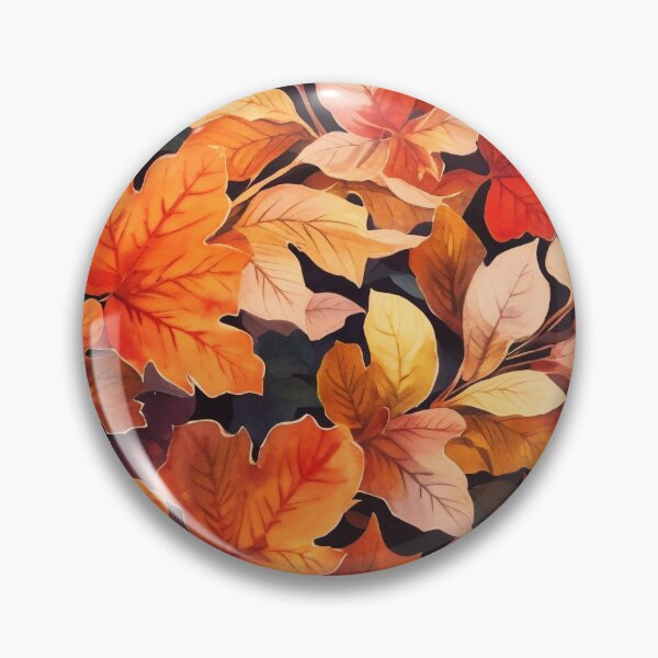 Artikelvorschau, Herbstblätter-Aquarell - nahtloses Muster entworfen und verkauft von ClassActCreator.