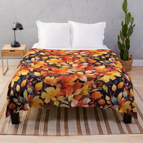 Item preview, Autumn Leaves Watercolor - Seamless Pattern designed and sold by ClassActCreator.