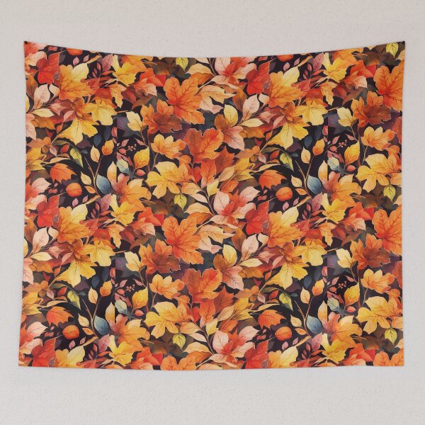 Item preview, Autumn Leaves Watercolor - Seamless Pattern designed and sold by ClassActCreator.
