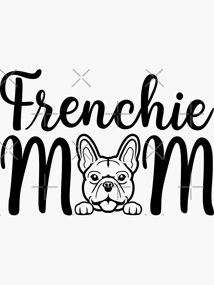 English Bulldog Mama Bumper Sticker - 5 Inch Funny Dog Mom Decal For Cars, Laptops & Windows