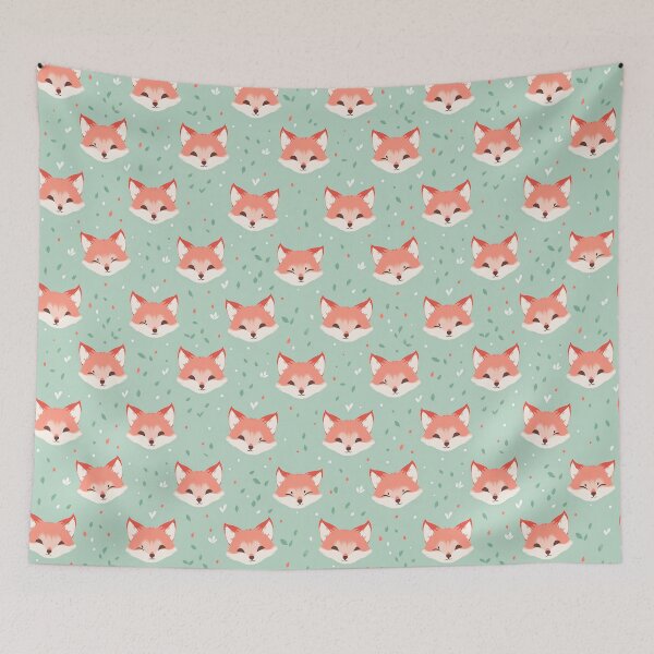 Item preview, Fox Faces Pattern designed and sold by xiao xuans.