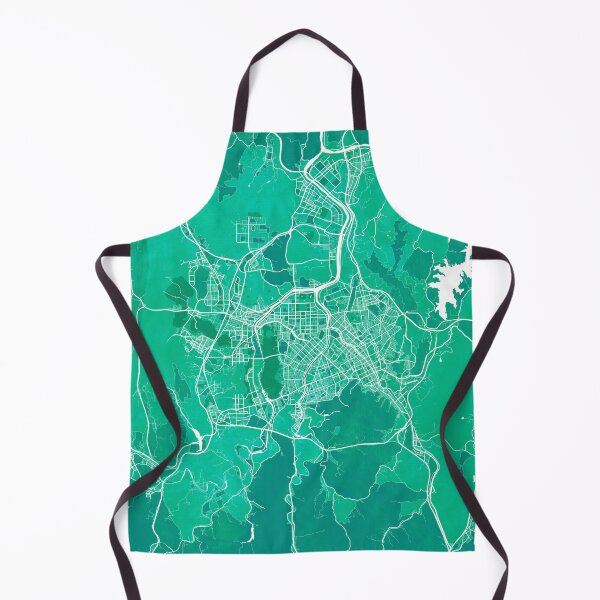 Item preview, Daejeon City Map of South Korea - Watercolor designed and sold by deMAP.