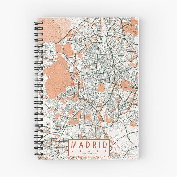 Item preview, Madrid City Map of Spain - Bohemian designed and sold by deMAP.