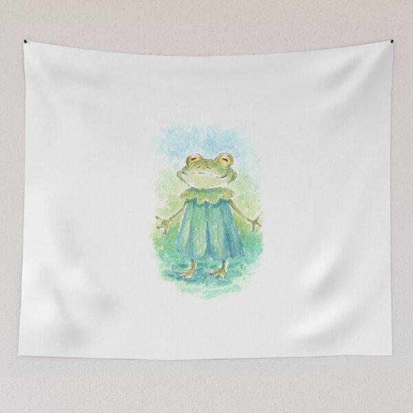 Item preview, Happy Frog Watercolour designed and sold by Brett Miley.