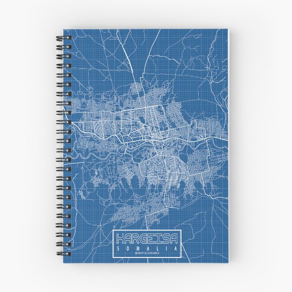 Item preview, Hargeisa City Map of Somalia - Blueprint designed and sold by deMAP.