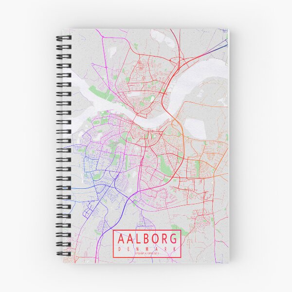 Item preview, Aalborg City Map of Denmark - Colorful designed and sold by deMAP.